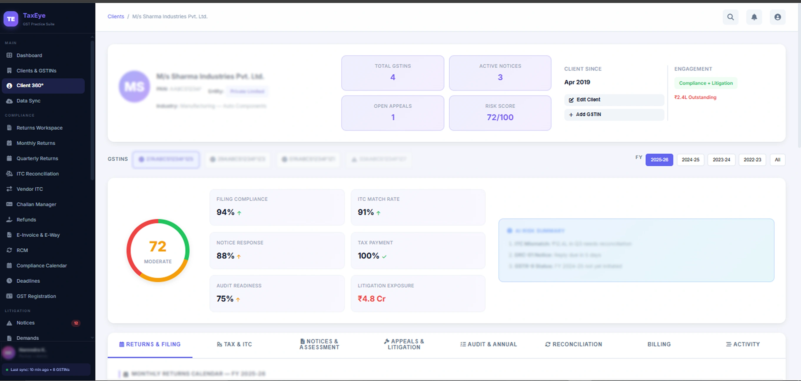 TDS Dashboard